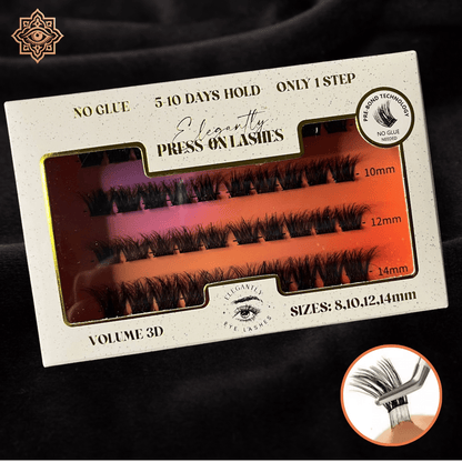 Elegantly Press-On™ Lashes I 8-14mm