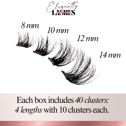 Elegantly Press-On™ Lashes I 8-14mm